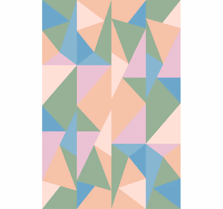 Abstract Soft Tones Figures modern roller blind - TenStickers