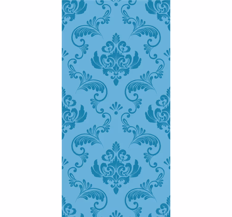 Hollywood-regency turquoise Bedroom blind - TenStickers