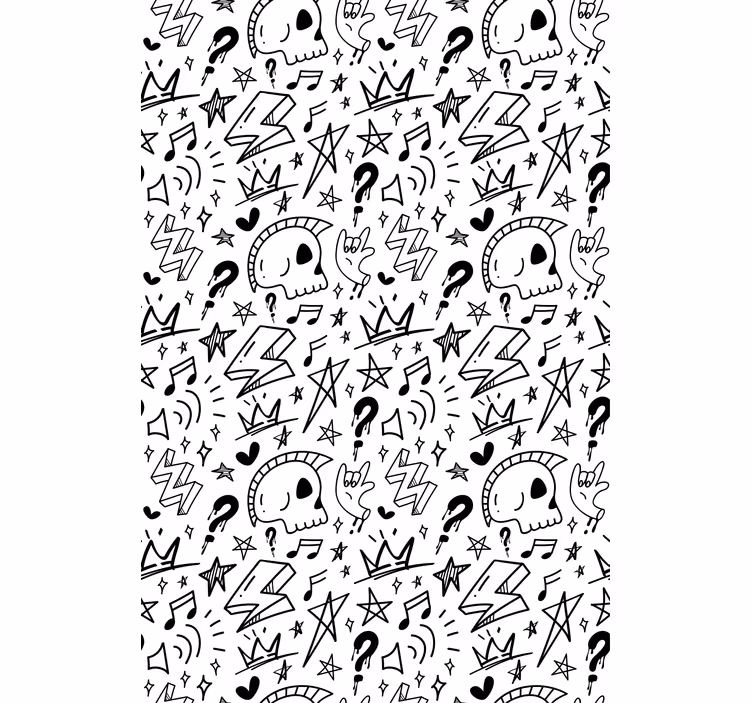 Cool signs pattern Teenage blind - TenStickers
