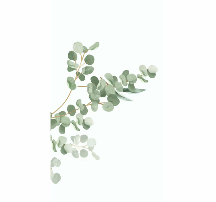"Boho" leaves pattern flowers and plant blind - TenStickers