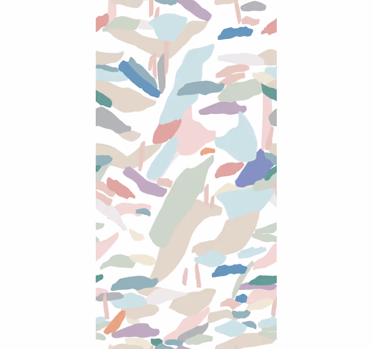 Imprecise soft hues forms modern roller blind - TenStickers