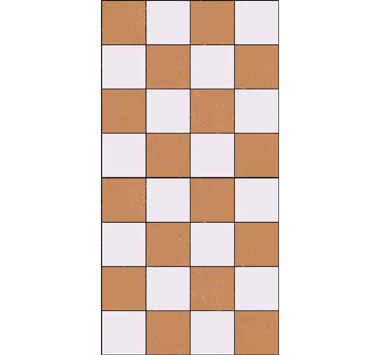 Checkerboard pattern texture and pattern roller blind - TenStickers