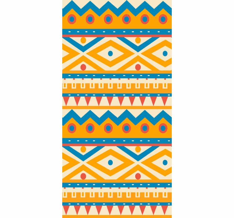 Native American tribal pattern roller blind - TenStickers