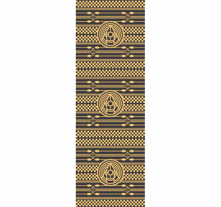 Geometric Patterned Circles roller blind - TenStickers