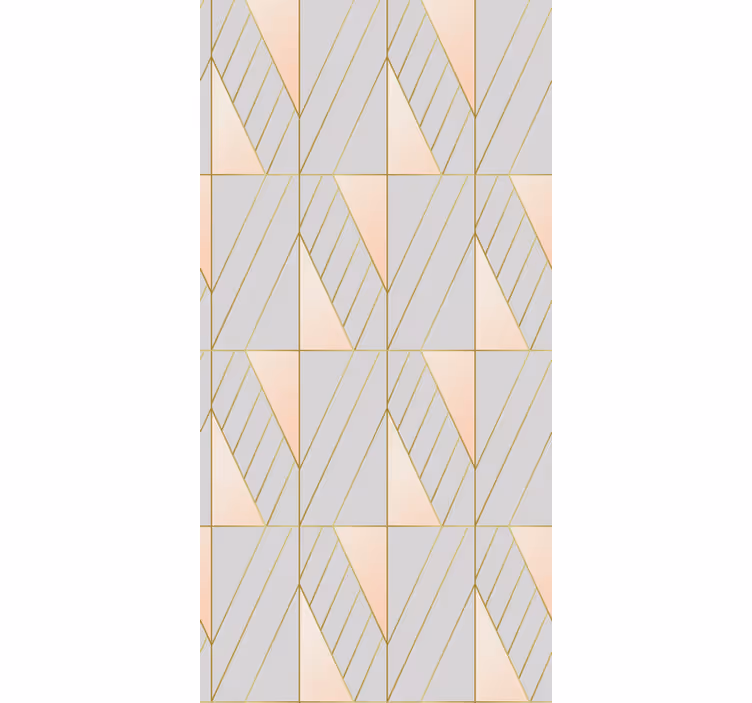 Gometric Patterned Lines modern roller blind - TenStickers
