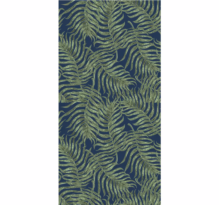 Lush Fern Pattern flowers and plants roller blind - TenStickers