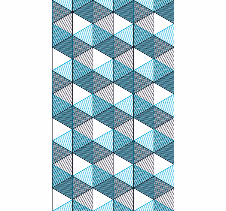 Geo Cube Illusion Textures and patterns blind - TenStickers