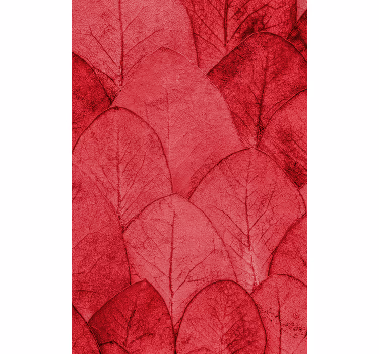 Purple Leaves Living room blind - TenStickers