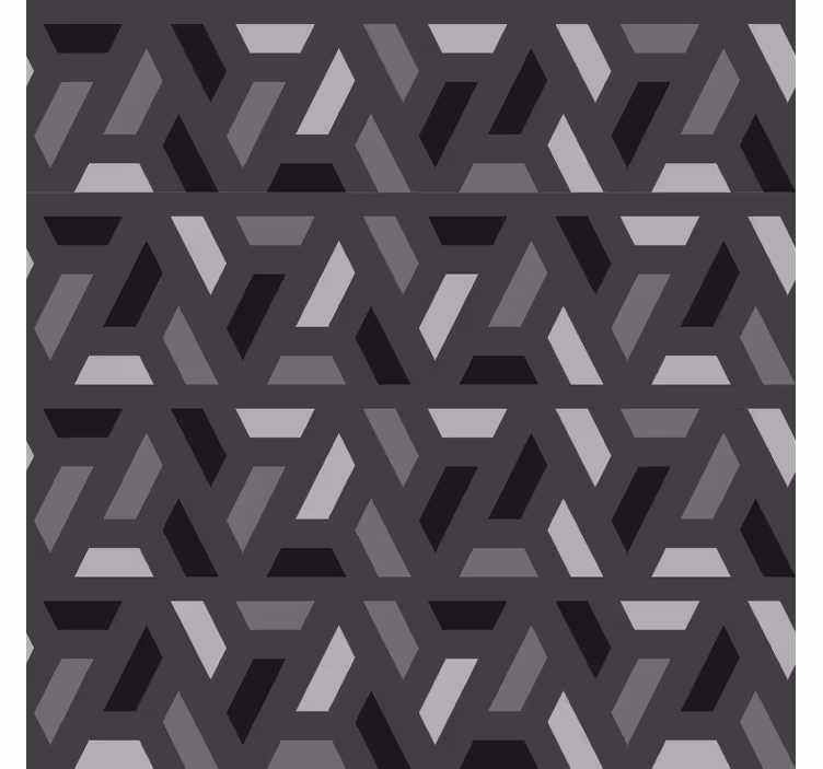 Geometric triangles black tones blind - TenStickers