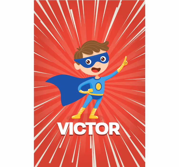 Super kid custom window shade - TenStickers