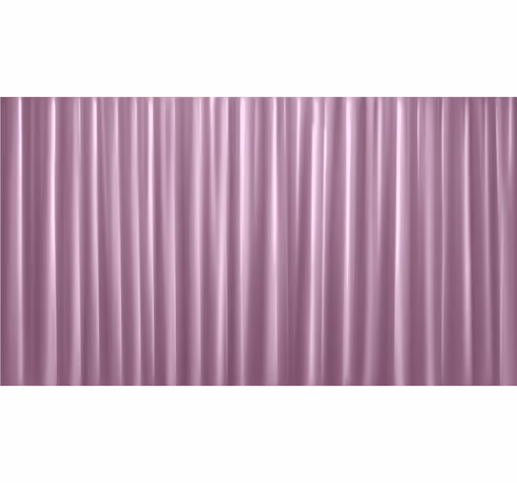 Pink wavy curtains Pink blind - TenStickers