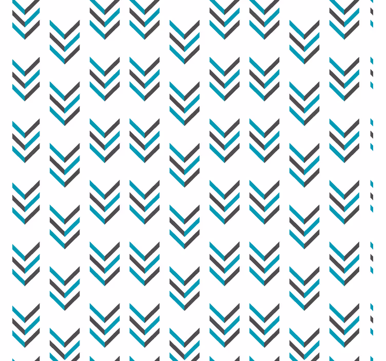 Blue arrows nordic roller blind - TenStickers
