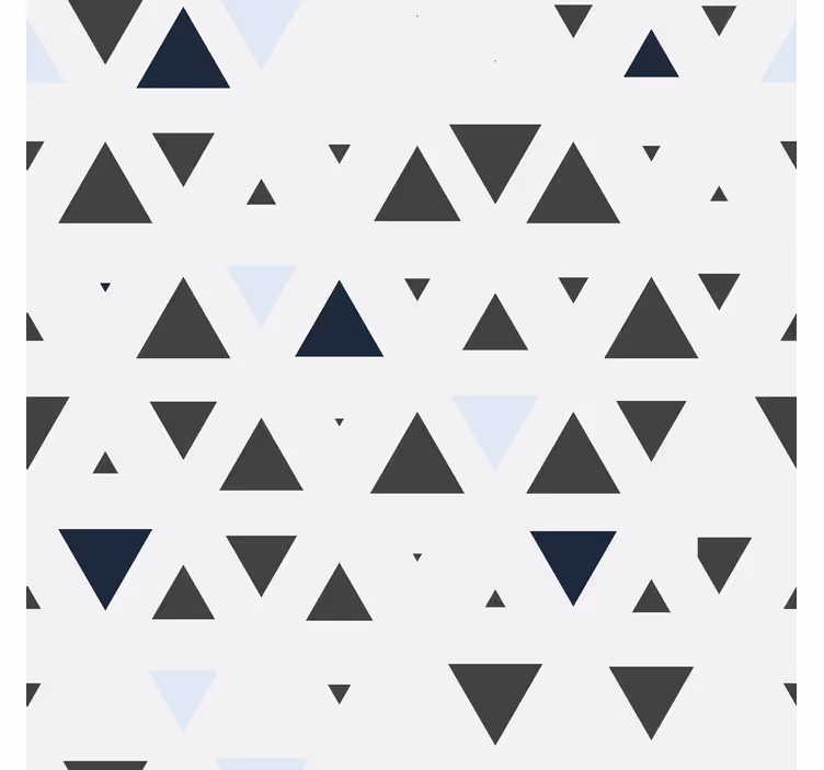 Minimalistic triangle pattern nordic roller blind - TenStickers