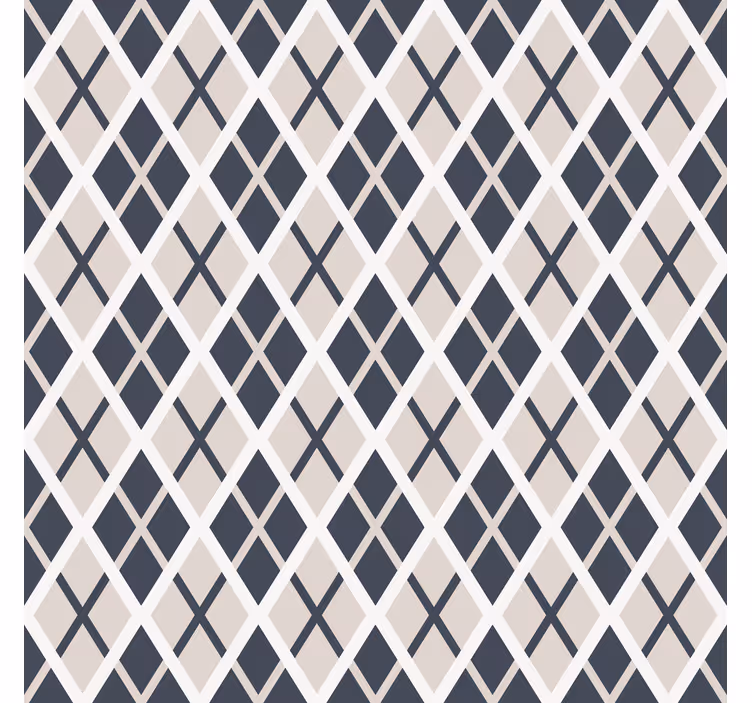 Rhombuses pattern nordic roller blind - TenStickers