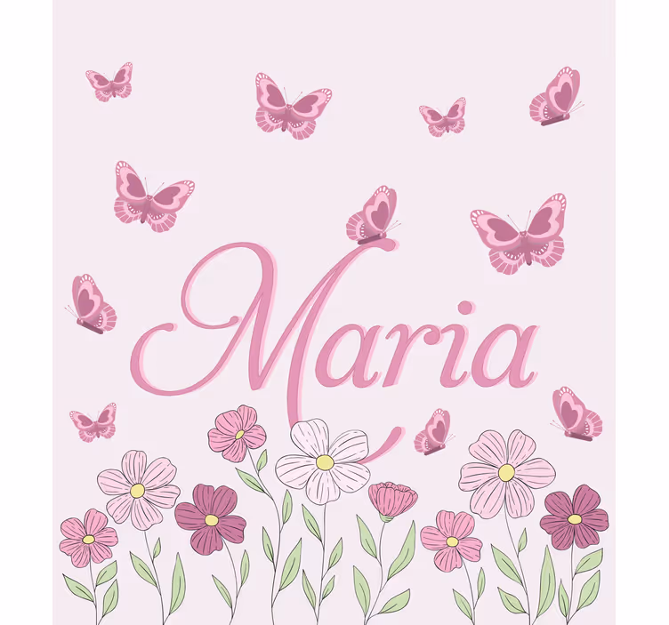 Flowers and butterflies custom blind - TenStickers
