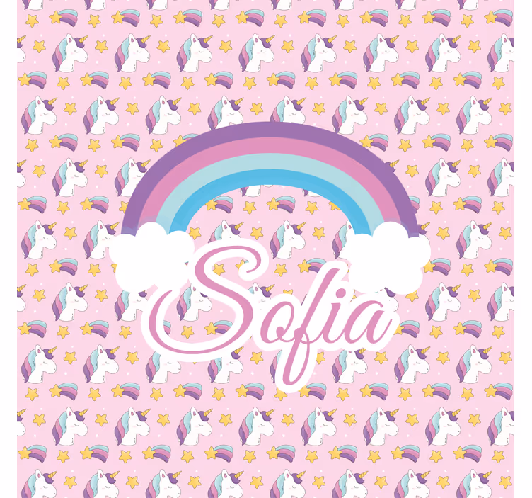 Unicorn pattern custom window blind - TenStickers