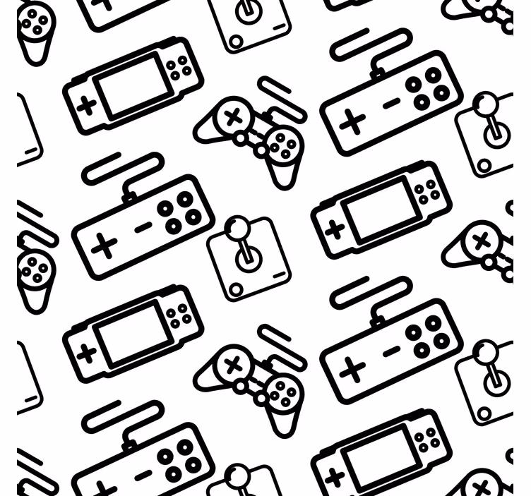 M inimalist controllers  geek roller blind - TenStickers