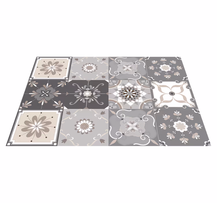 Floral Hydraulics original placemat - TenStickers