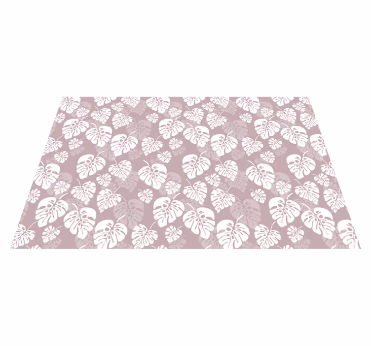 Monstera plant floral placemats - TenStickers