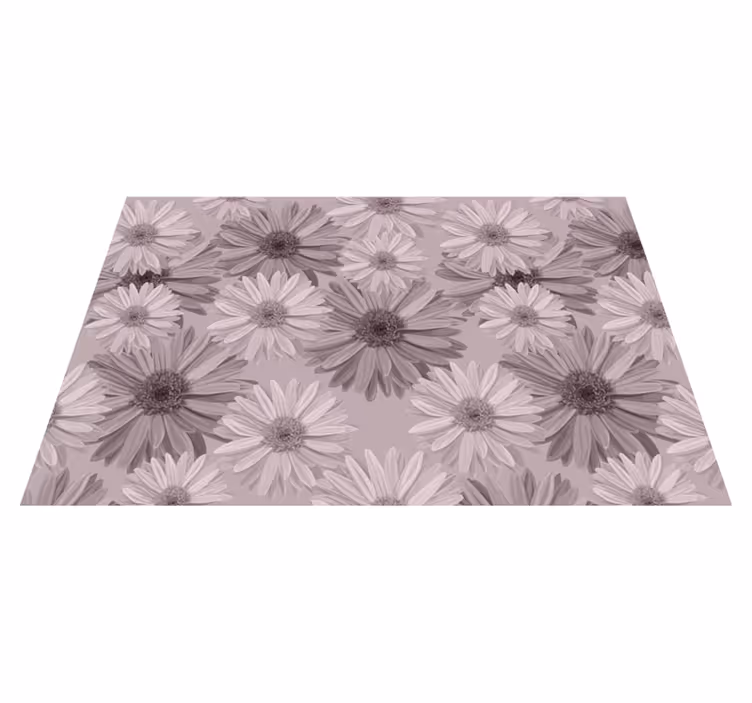 Tropical flower floral placemats - TenStickers