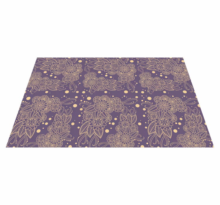 Placemat botanical illustration design - TenStickers