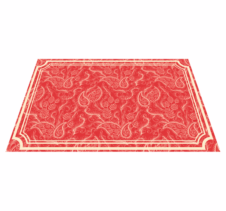 Placemat with floral inspired design - TenStickers