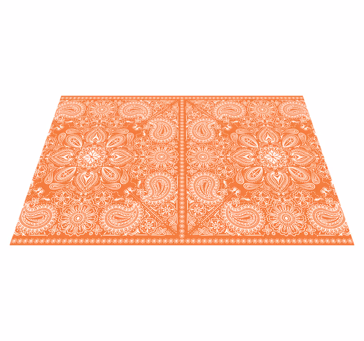 Paisley Tile paisley placemats - TenStickers