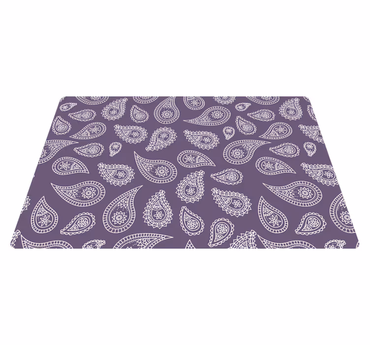 Retro paisley paisley placemats - TenStickers