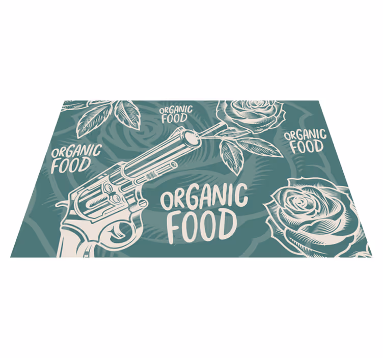 Original placemat revolver organic food - TenStickers