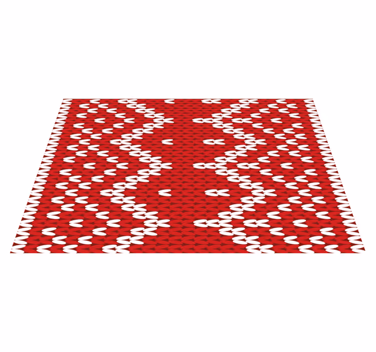 Typical pattern Christmas placemats - TenStickers