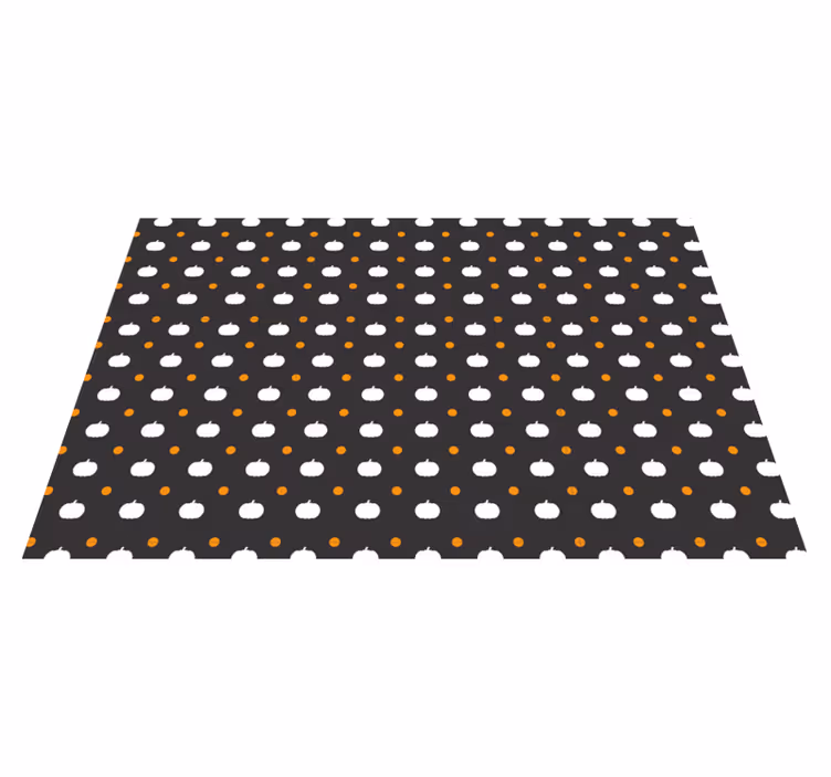 Halloween placemat with pumpkin patterned design - TenStickers