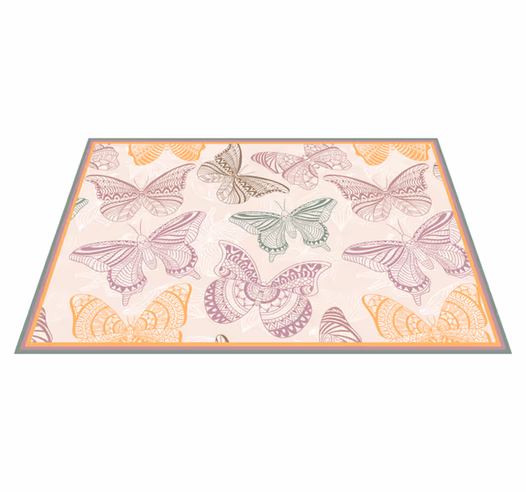 Original placemat elegant butterfly design - TenStickers