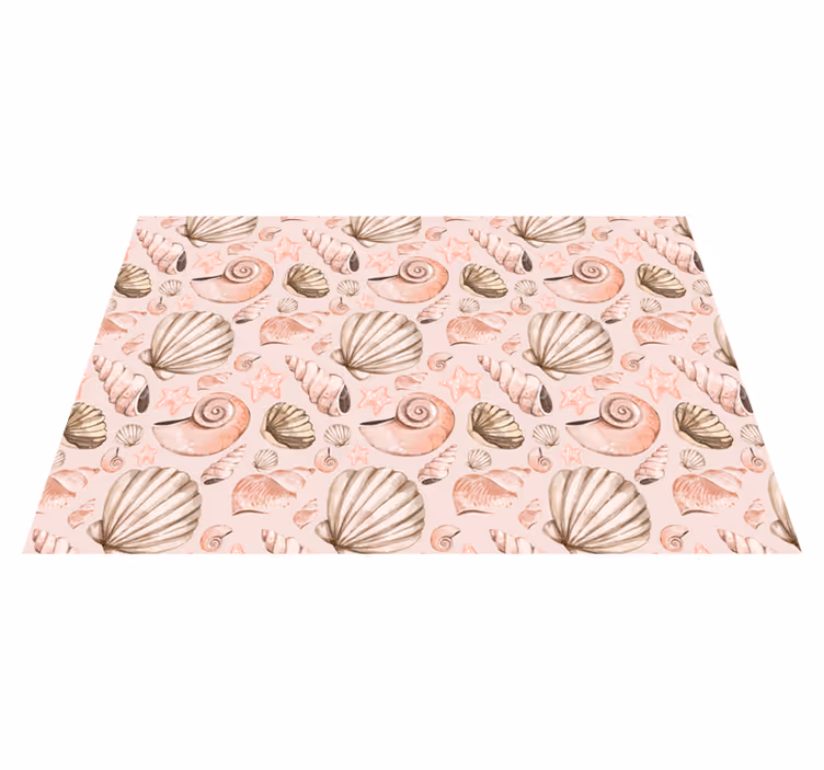 Original placemat with seashell design - TenStickers