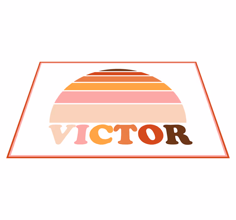 Personalizable placemat customizable name placemat - TenStickers