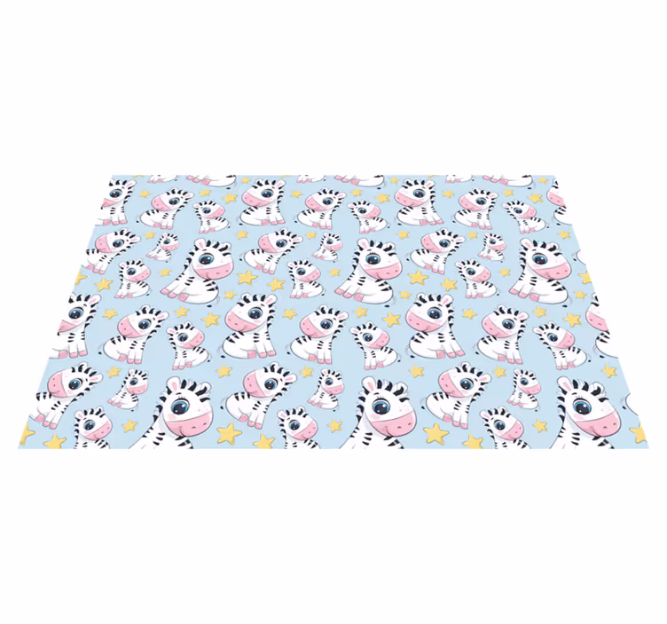 Children placemat with adorable zebra design - TenStickers