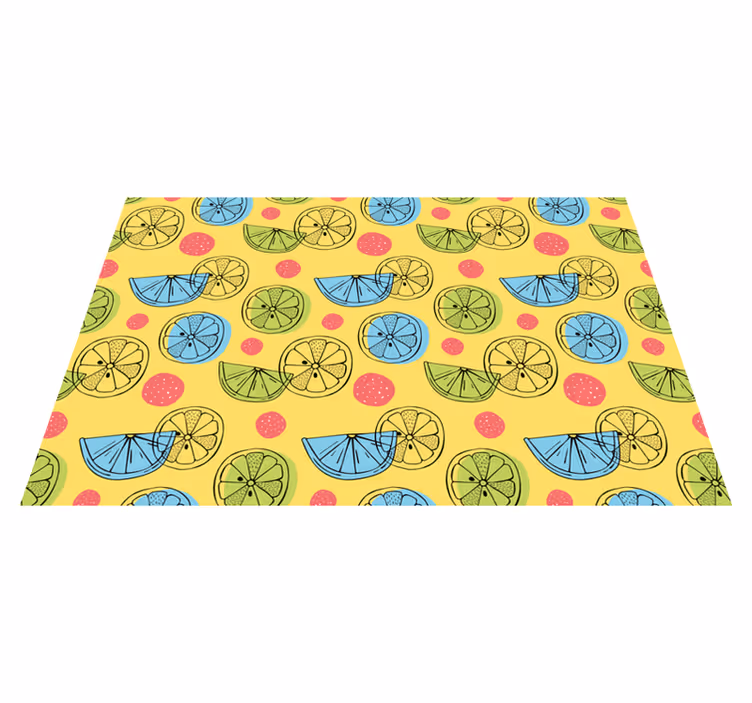 Original placemat citrus pattern design - TenStickers