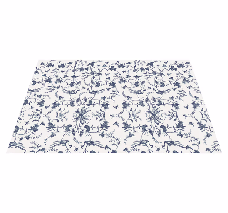 Elegant floral inspiration placemat - TenStickers