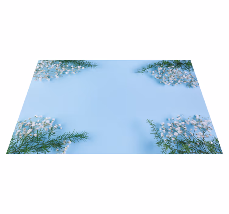 Original placemat floral table decor - TenStickers