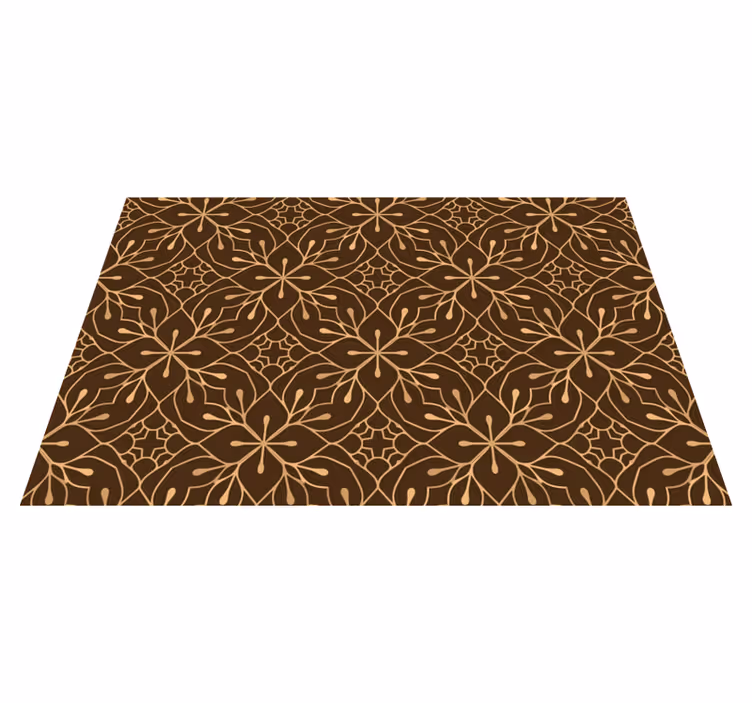 Graceful blossom placemat - TenStickers