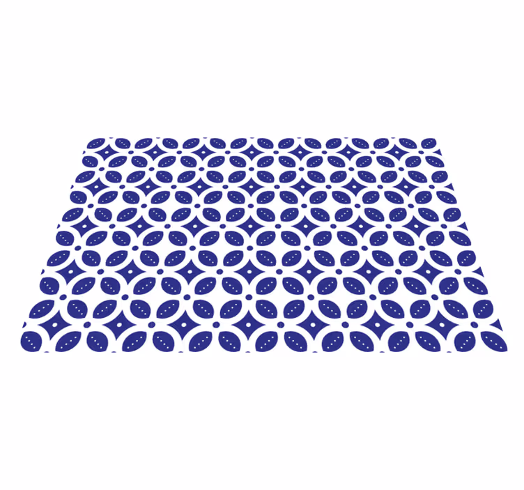 Geometric pattern overlay placemat - TenStickers