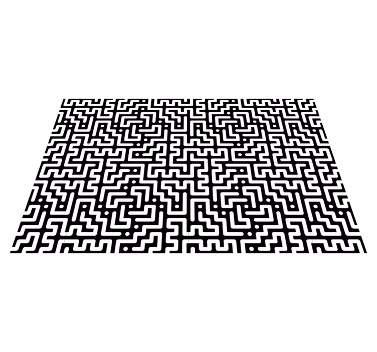 Placemat abstract maze design - TenStickers
