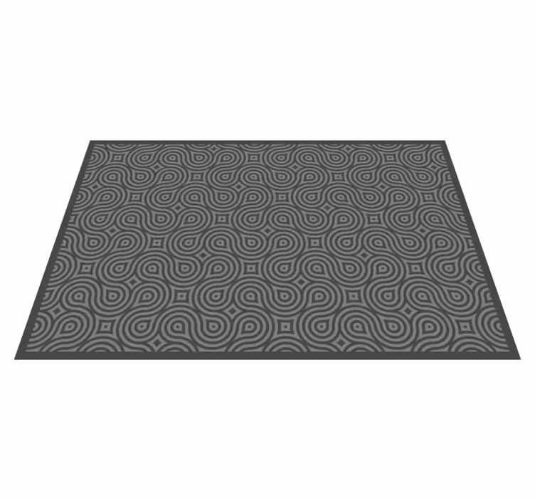 Placemat abstract swirl design - TenStickers