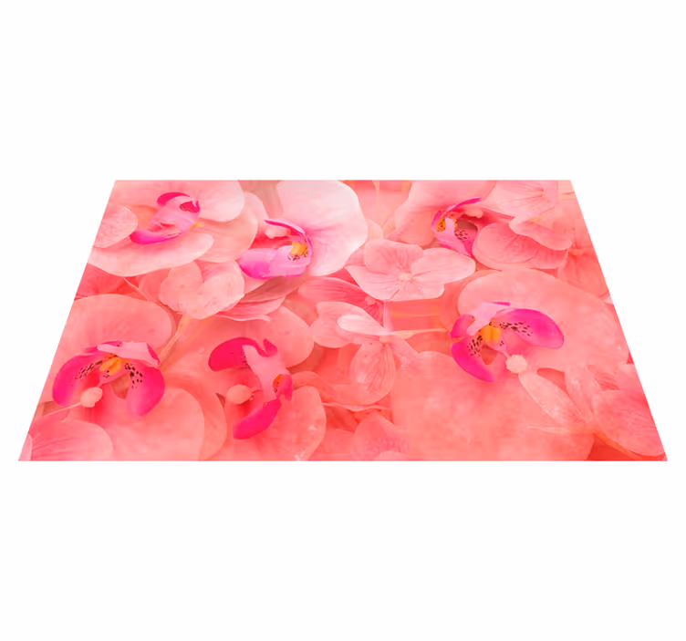 Graceful bloom composition placemat - TenStickers