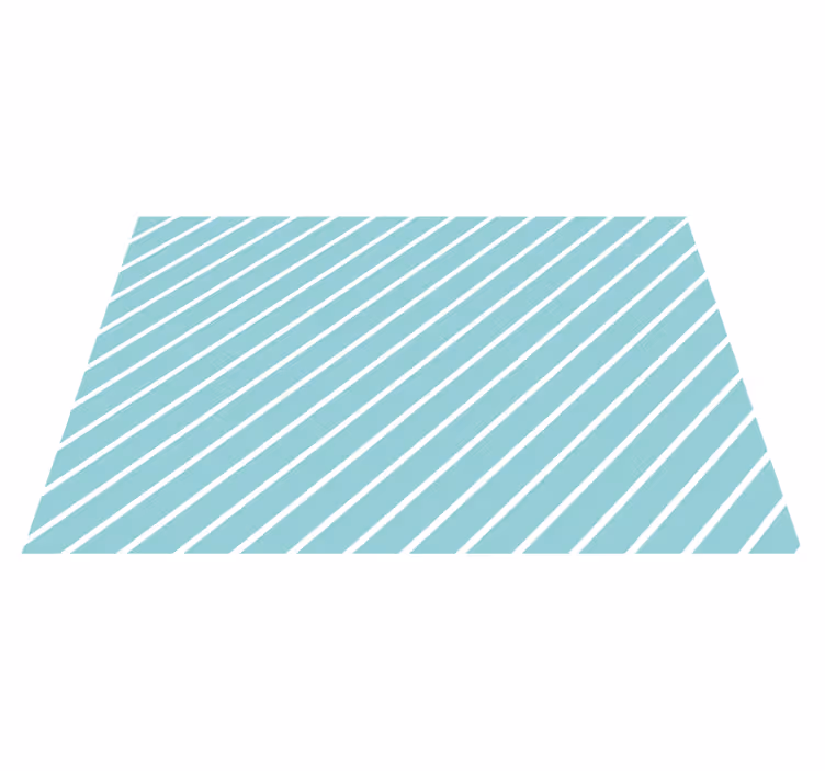 Striped table setting placemat - TenStickers