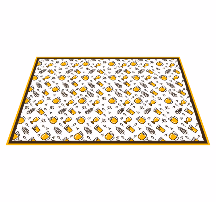 Original placemat craft beer symbols - TenStickers