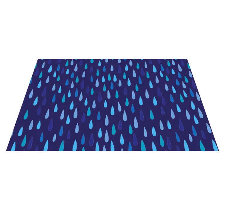 Raindrop pattern placemat - TenStickers