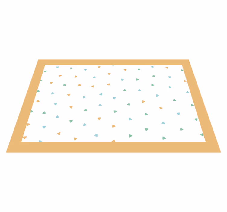 Personalizable placemat sleek triangle design - TenStickers