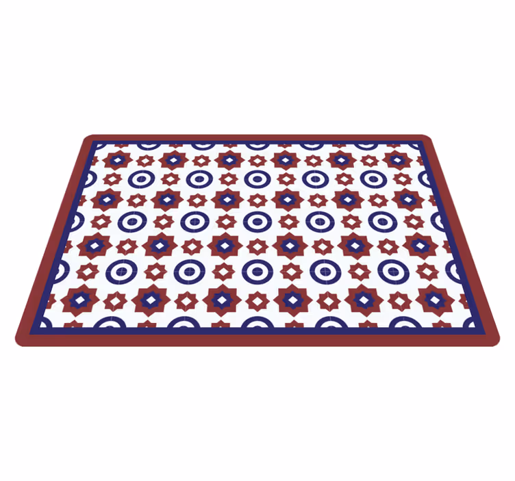 Modern placemat geometric design mat - TenStickers