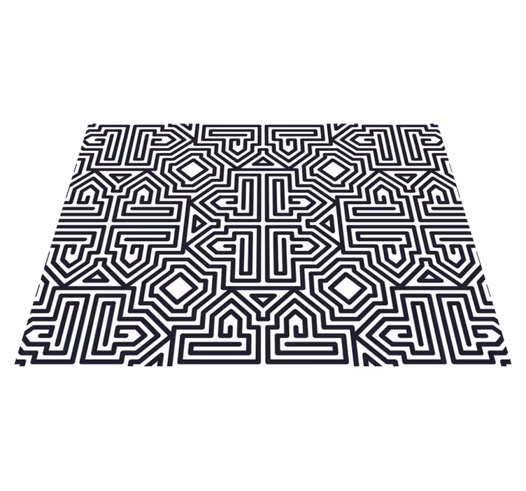 Placemat abstract geometric design - TenStickers