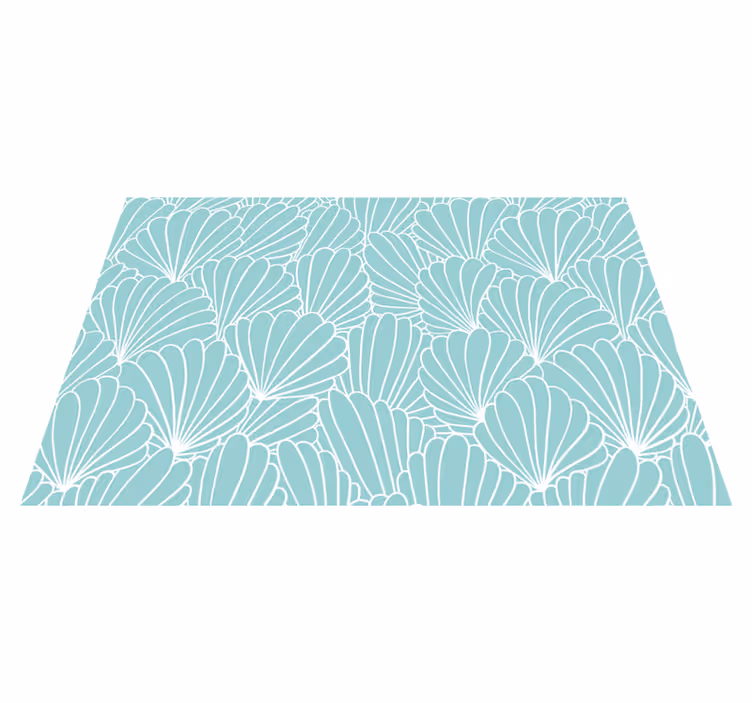 Shell patterned surface placemat - TenStickers
